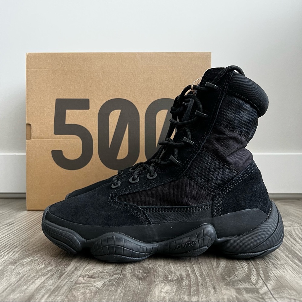 YEEZY • YZY Utility Black Suede High Tactical Boots